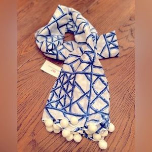 Vineyard Vines Bamboo Lattice Scarf NWT